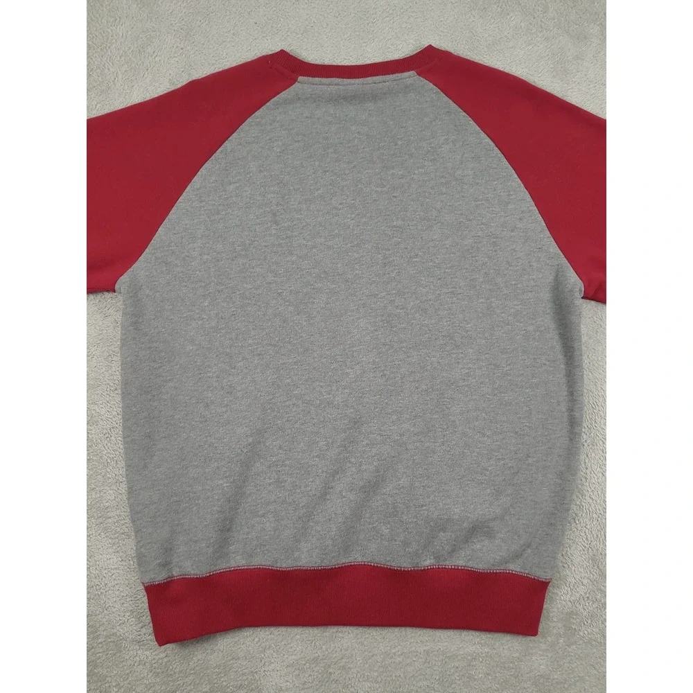 Harry‎ Potter Gryffindor Sweatshirt Mens Lg Gray Maroon Raglan Universal Studios